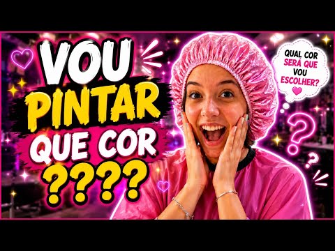 QUE COR VOU PINTAR MEU CABELO? 😱deu ruim no final  thumbnail