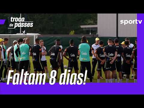 SELEÇÃO BRASILEIRA FAZ PRIMEIRO TREINO EM JOVA JERSEY, NOS ESTADOS UNIDOS | TROCA DE PASSES | sportv thumbnail