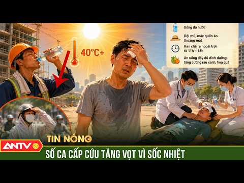 Nắng nóng 40 độ C: Số ca cấp cứu tăng vọt vì sốc nhiệt | ANTV thumbnail