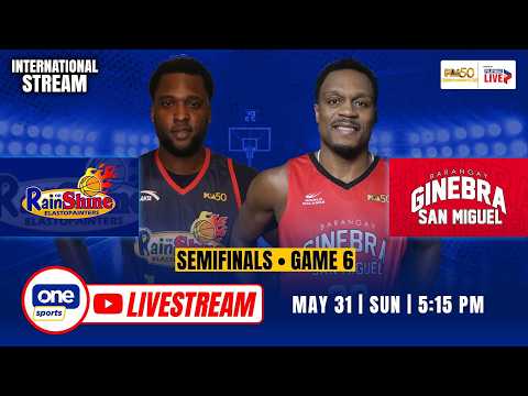 LIVE: RAIN OR SHINE vs BRGY. GINEBRA | PBA SEASON 50 COMMISSIONER’S CUP SEMIS | MAY 31, 2026 thumbnail