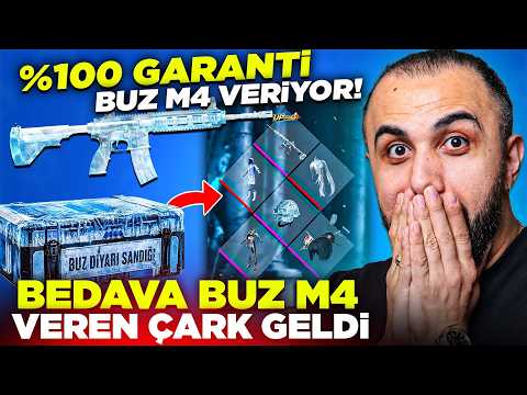 BEDAVA BUZ M416 ÇARKI GELDİ!! 😱 (%100 GARANTİ VERİYOR) PUBG Mobile thumbnail