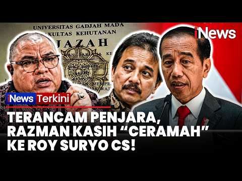 Meski Terancam Penjara, Razman Sempatkan Kasih Ceramah ke Roy Suryo Cs | iNews Terkini thumbnail