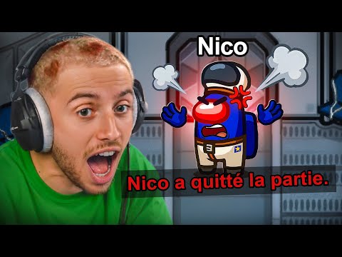 J’AI FAIS RAGEQUIT NICO SUR AMONG US ! 🤣 (Among Us) thumbnail