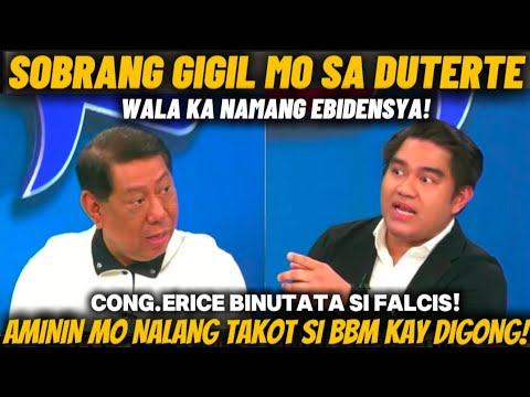 "PAHIYA NABUTATA KA TULOY! CONG.ERICE SINOPLAK SI FALCIS NG HARAPAN! PURO KADADA LA NAMANG EBIDENSYA thumbnail