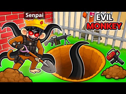 I Became an EVIL MONKEY in This Roblox Game! thumbnail