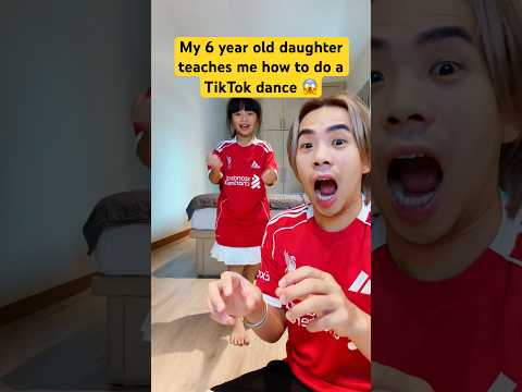 My 6 year old daughter teaches me how to do a TikTok dance 😱 thumbnail