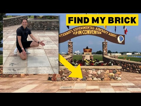 Laying a tribute brick at EAA Airventure! thumbnail