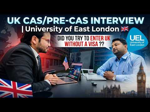 UK CAS/PRE CAS Interview | University of East London ?? thumbnail