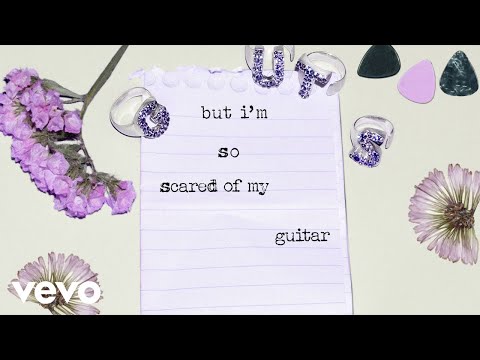 Olivia Rodrigo - scared of my guitar (Official Lyric Video) thumbnail