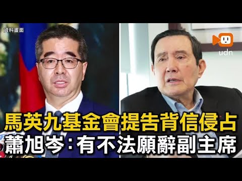 馬英九基金會提告 蕭旭岑：有不法願辭副主席 thumbnail