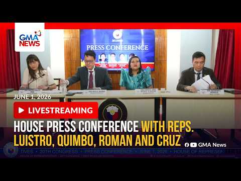 LIVE - House press conference with Rep. Gerville Luistro, Rep. Miro Quimbo,... - Replay | GMA News thumbnail