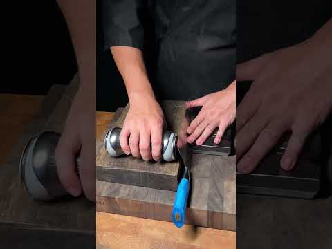 Taro cube, sharpness test! #fyp #knife #satisfying #knifesharpening #kitchenhacks #knifesharpener thumbnail