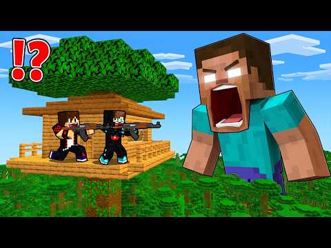 ماين كرافت : عشت 24 ساعة في عالم الهيروبراين المرعب !!؟ 🔥😱 thumbnail