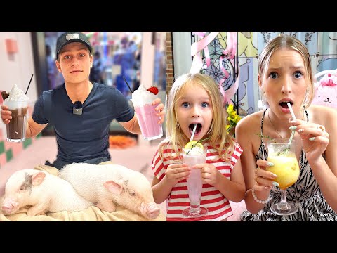 24 Hours of Visiting the CRAZIEST Cafes Ever! (You Won't Believe What We Found!) thumbnail