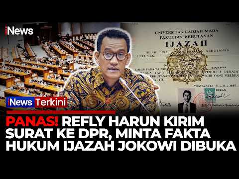 HEBOH! Refly Harun Tagih DPR Gelar RDP soal Ijazah Jokowi: “Kalian Dipilih Rakyat!”  | iNews Terkini thumbnail
