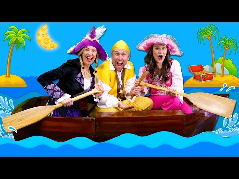 Row, Row, Row Your Pirate Ship | Kids Nursery Rhymes thumbnail