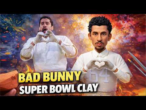I Made Bad Bunny’s Super Bowl Look in Clay thumbnail