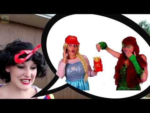 Frozen Elsa’s present STOLEN BY BABY SANTA! w Spiderman Joker Car Malefi cent Anna! Superh thumbnail