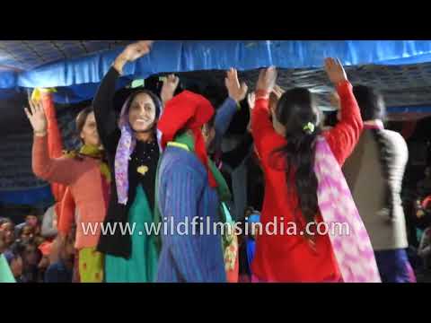 Maata Ka Jagrata celebration with bhajans and dancing in Agoda Village Uttarkashi thumbnail