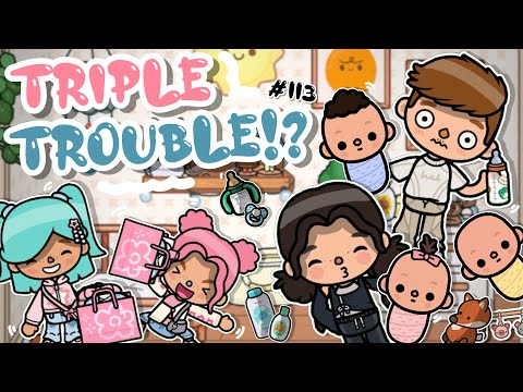 Triple Trouble!? #113 | Toca Boca World (Dan & Nicole series) Toca Boca  thumbnail