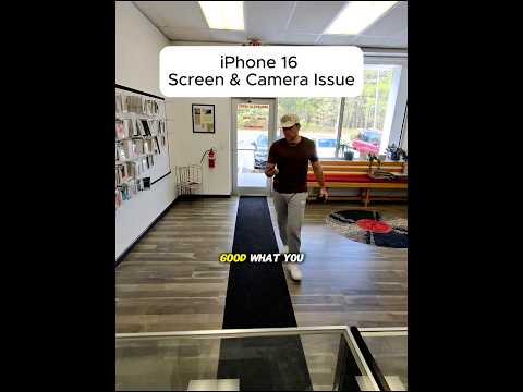IPHONE 16 SCREEN AND CAMERA ISSUE!!! #automobile #brokenfix #smartphone #problemfix #fixmyphone thumbnail