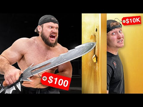 $100 Weapon vs $10,000 Unbreakable Wall thumbnail