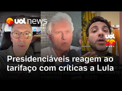 Tarifaço: Zema, Caiado e Renan Santos reagem à decisão dos EUA com críticas a Lula thumbnail