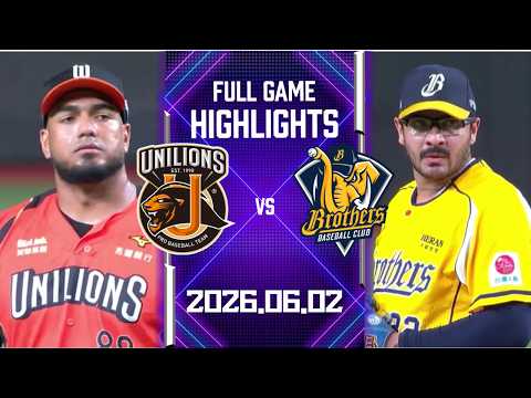【2026中華職棒例行賽】06/03 #統一獅 VS #中信兄弟 全場賽事精華｜ #UniLions  VS #CTBCBrothers  Full Game Highlights thumbnail