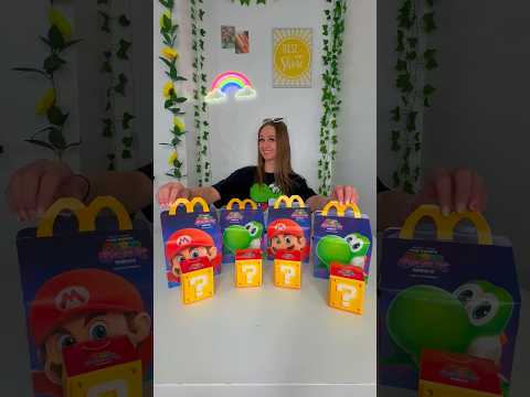 [ASMR] UNBOXING MYSTERY SUPER MARIO GALAXY MCDONALDS HAPPY MEAL TOYS!!😍🍟🌟⁉️ (12 TO COLLECT!🫢🤞🏻) thumbnail