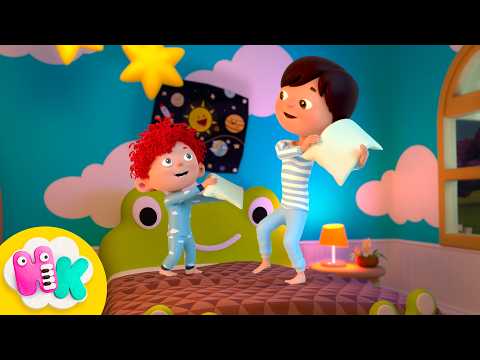 Sleepover Song for Kids 😆🪩 | HeyKids Nursery Rhymes thumbnail