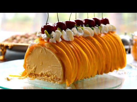 Mango ice cream cake thumbnail
