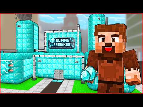 FAKİR ELMAS FABRİKASI YAPTIRDI! 😱 - Minecraft thumbnail