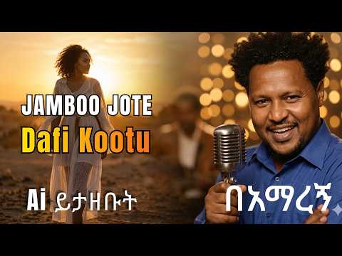 Dafi Kootu- ጃምቦ ጆቴ -Jambo Jote - ( AI cover ) thumbnail