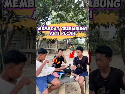 Membuat gelembung anti pecah ?#wakmi #videolucu #comedy #sketsakomedi #gelembungsabun #funny thumbnail