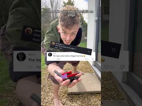 Stepping barefoot on lego thumbnail