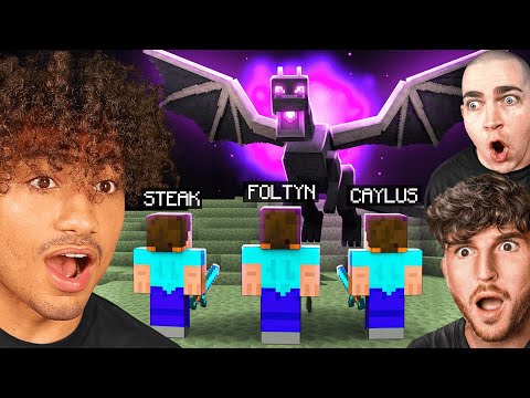 BEATING MINECRAFT WITH STEAK AND CAYLUS! thumbnail