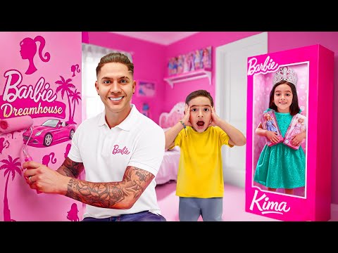 Convertimos el CUARTO de JUANITO en el de BARBIE thumbnail