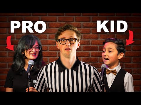 I Snuck An 8 Year Old Into Professional Roast Battle thumbnail