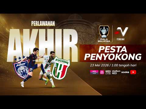 Piala Malaysia : Panas Terik Aku Berjalan Terjumpa Air & Terus Mandi Di Bukit Jalil | Nadi Terkini thumbnail