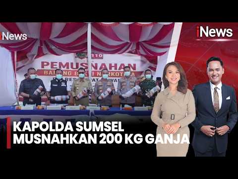 Kapolda Sumsel Musnahkan 200 Kg Ganja, Hasil Sitaan 20 Hektare, Lima Orang Jadi Tersangka |iPagi20/5 thumbnail