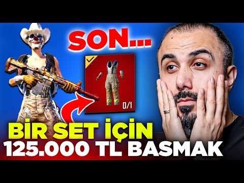 SON... İTFAİYECİ SETİNE TAM 260.000 UC BASTIM! 😱 (125.000 TL) | PUBG Mobile thumbnail