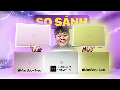 SO SÁNH MACBOOK NEO VS MACBOOK AIR M1: AIR M1 6 NĂM TUỔI VẪN NGON:))  thumbnail