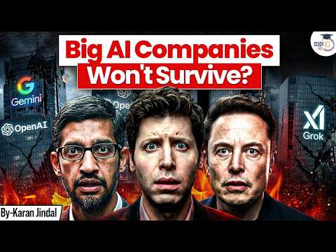 Is the AI Bubble Starting to Burst? | ChatGPT, Gemini & Grok Future Explained | UPSC | StudyIQ IAS thumbnail