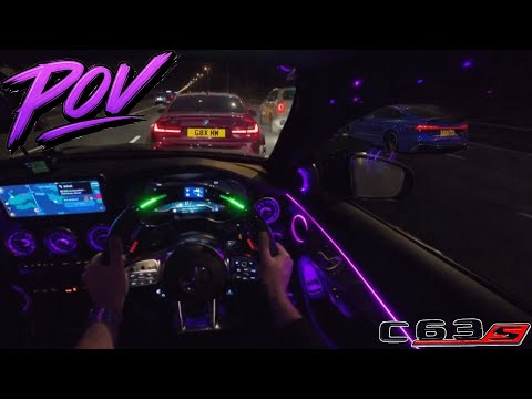 POV: Driving a LOUD Mercedes C63S to the BIGGEST Car Meet (POV) thumbnail
