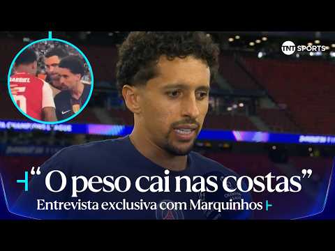 MARQUINHOS CELEBRA BICAMPEONATO E EXPLICA CONSOLO A MAGALHÃES: 'EU FALHEI NO PÊNALTI DA COPA' thumbnail