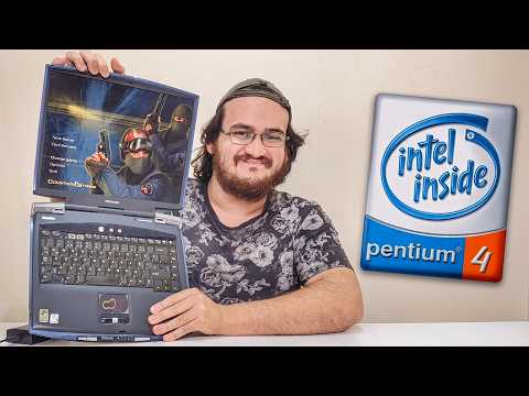 GANHEI UM NOTEBOOK DE 24 ANOS ATRÁS (está mais conservado que eu) thumbnail
