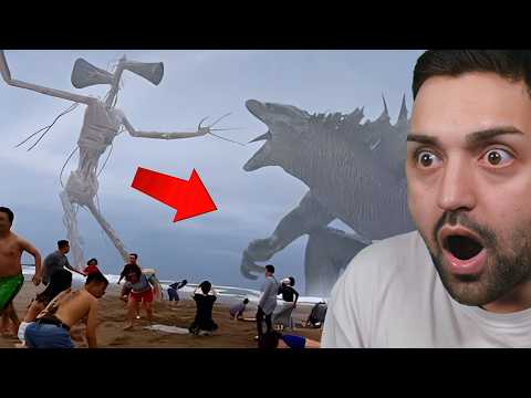 GERÇEK HAYATTA GODZİLLA VS SİREN KAFA ! thumbnail
