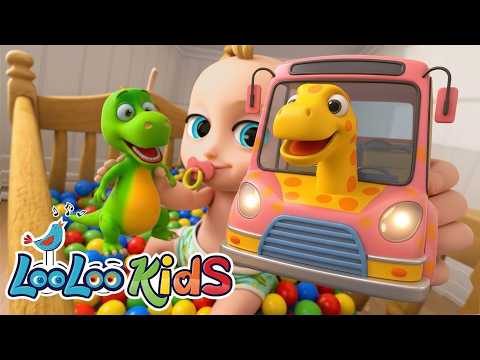 Wheels on the DINO Bus with Zigaloo - LooLoo Kids Nursery Rhymes and Kids Songs thumbnail