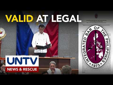 Senate quorum noong June 3, valid at legal ayon sa Integrated Bar of the Philippines thumbnail