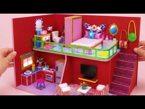 A casinha de bonecas mais adorável ?✨ — um mini projeto DIY fácil e criativo! thumbnail